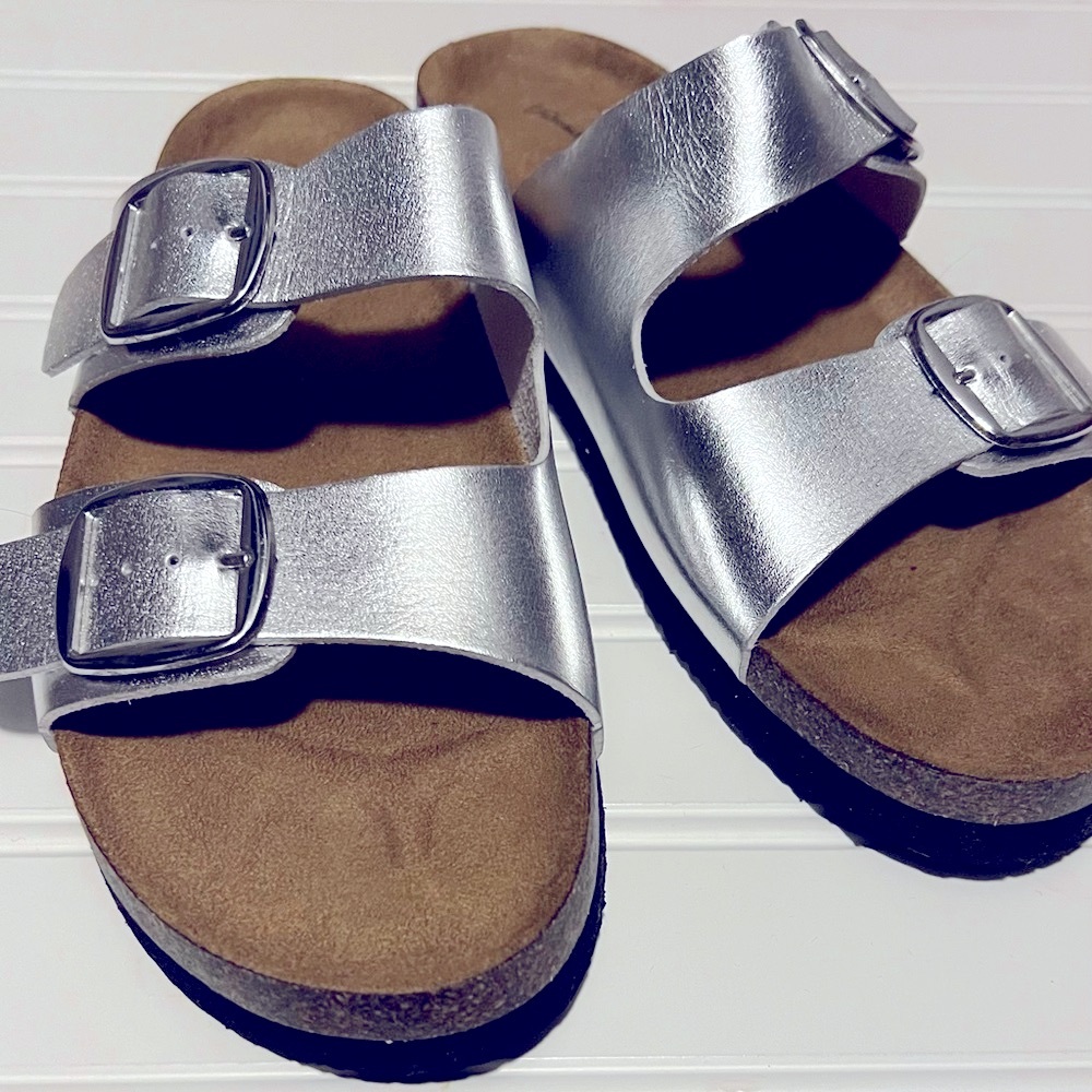 Universal Thread Silver Sandals - image 1